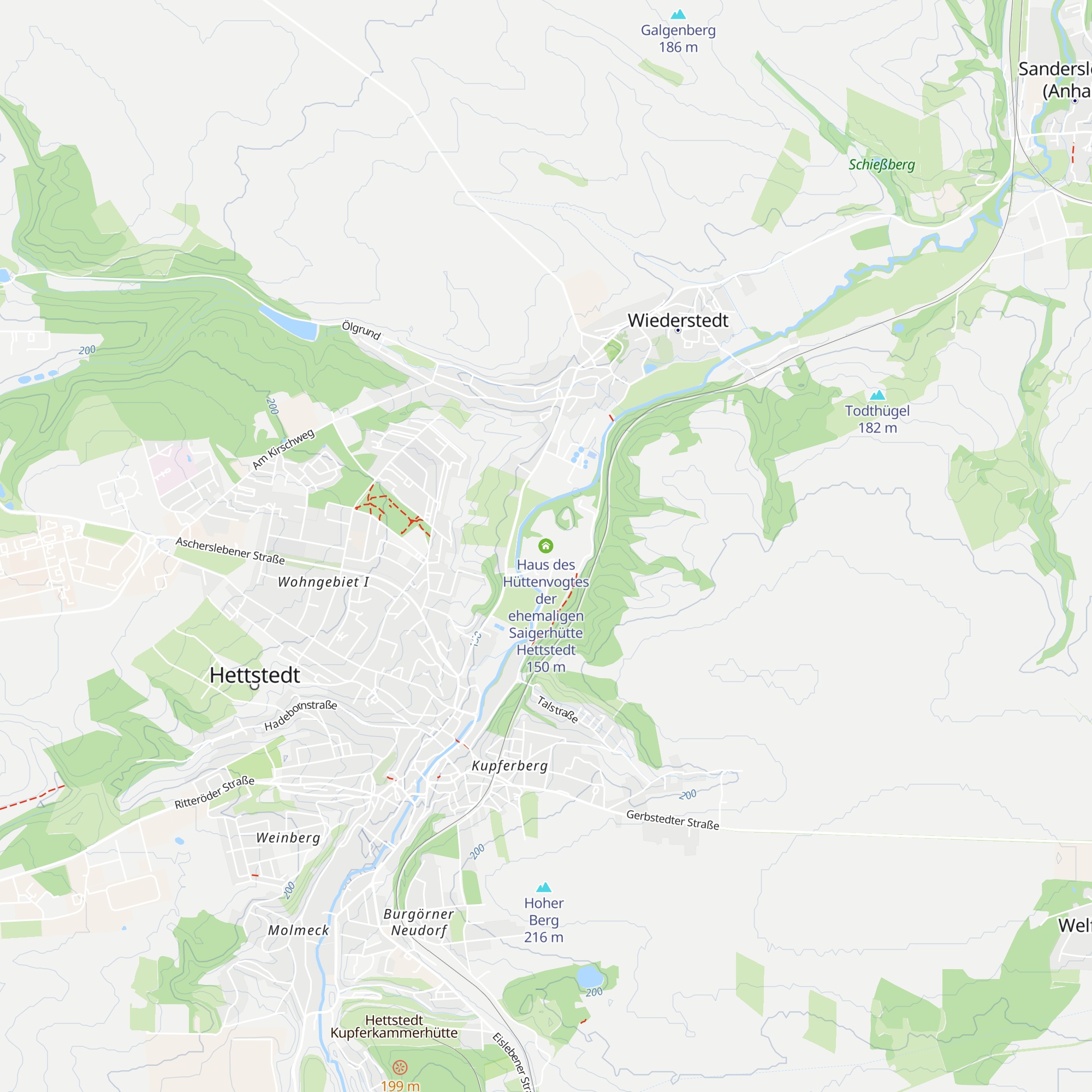 Haus des Hüttenvogtes der ehemaligen Saigerhütte Hettstedt map