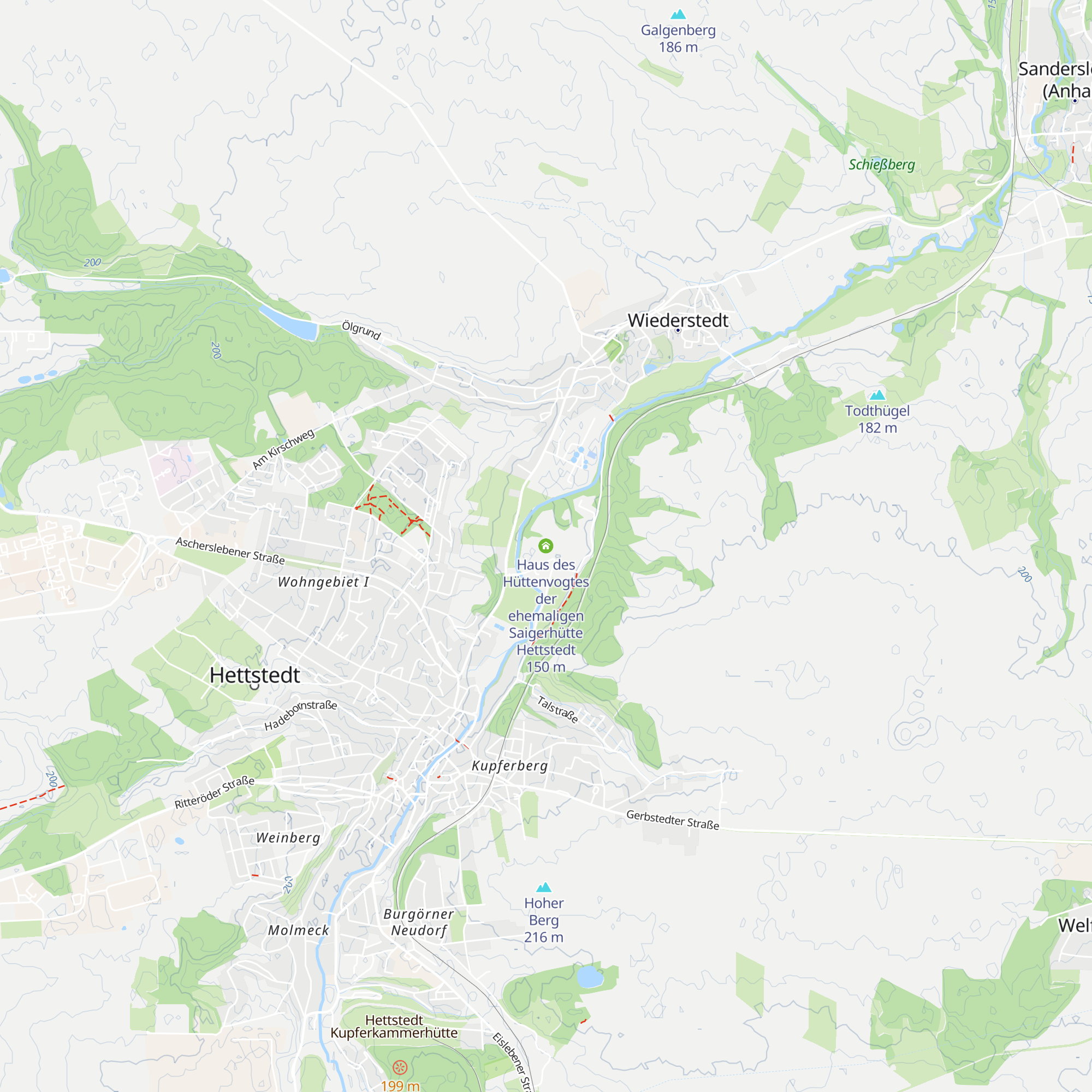 Haus des Hüttenvogtes der ehemaligen Saigerhütte Hettstedt map