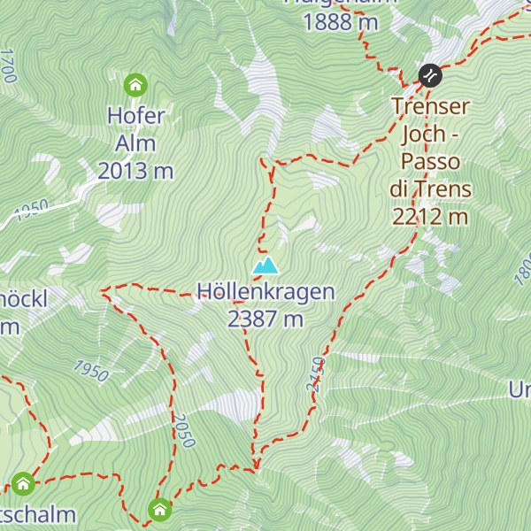 Map of Höllenkragen