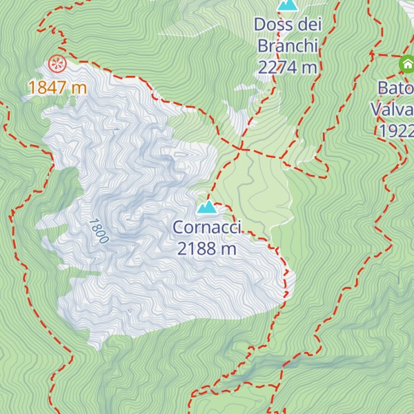 Map of Cornacci
