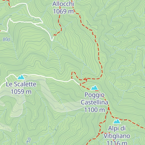 Map of Rifugio Castellina