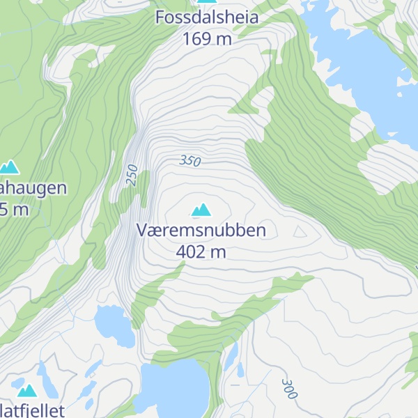 Map of Sør Nubblia