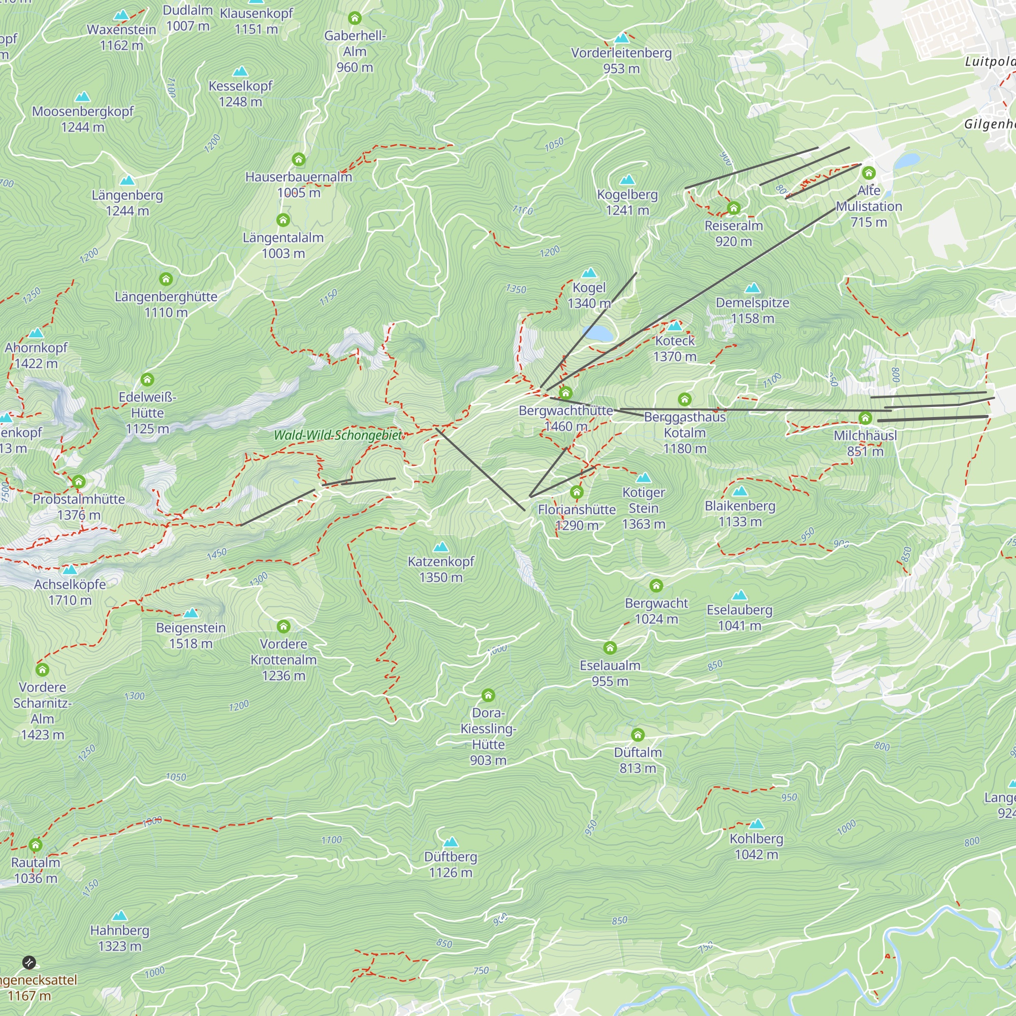 Anderl Alm map