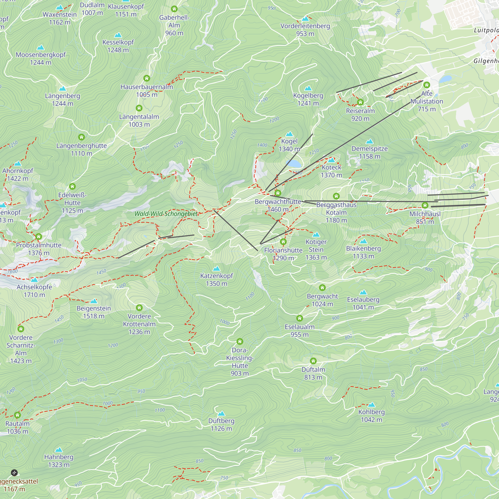 Anderl Alm map