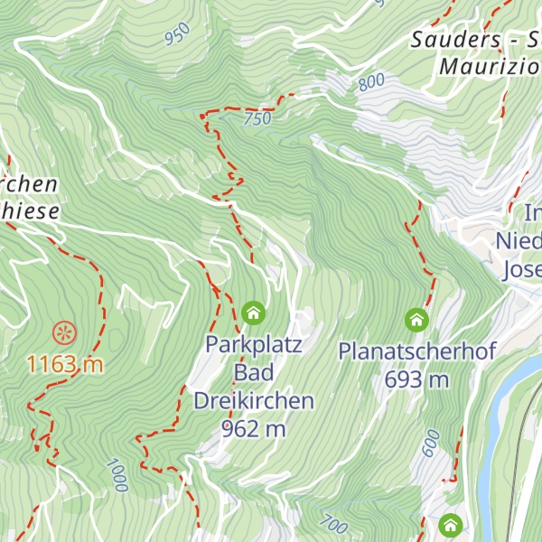 Map of Säge