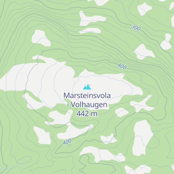 Map of Marsteinsvola - Volhaugen
