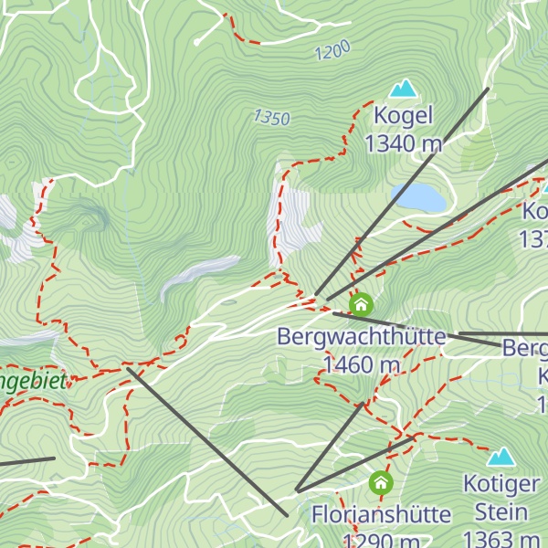 Map of Brauneck