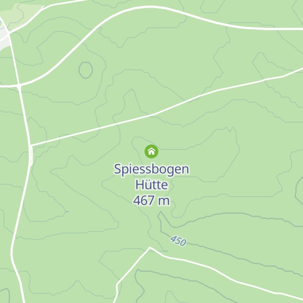 Map of Spiessbogen Hütte