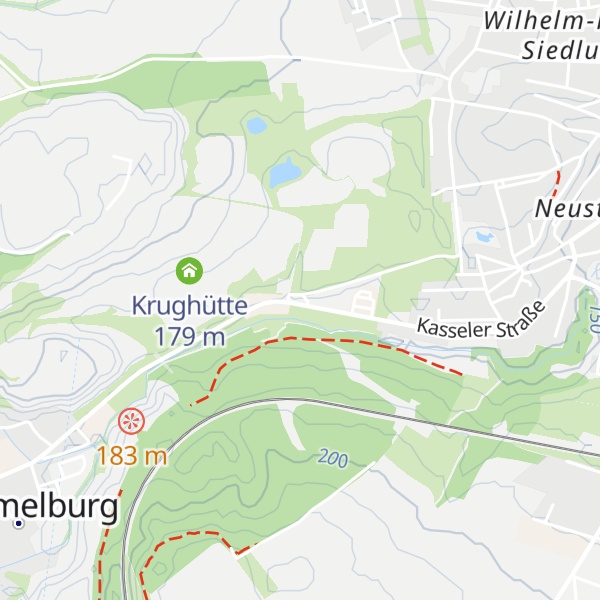Map of An der Krughütte