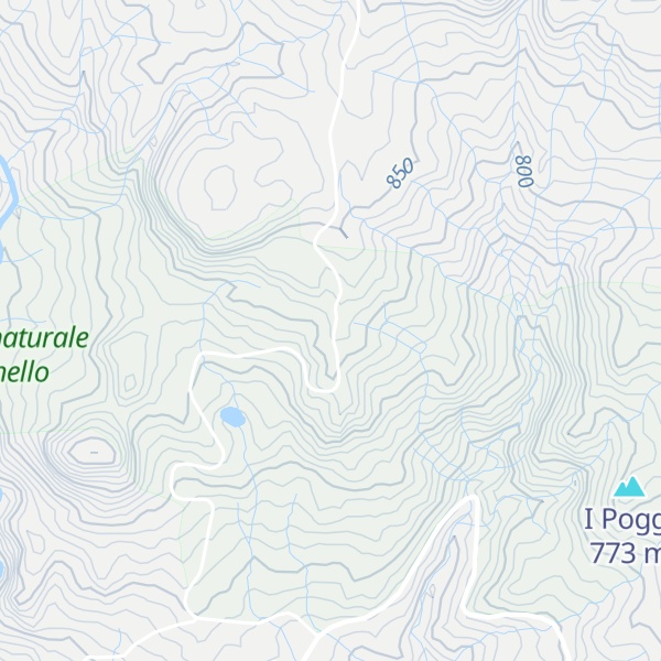 Map of Poggio Cerrino