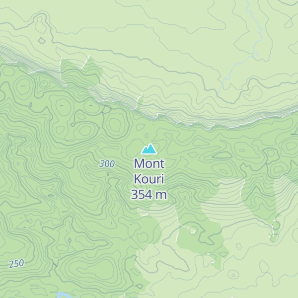 Map of Mont Kouri