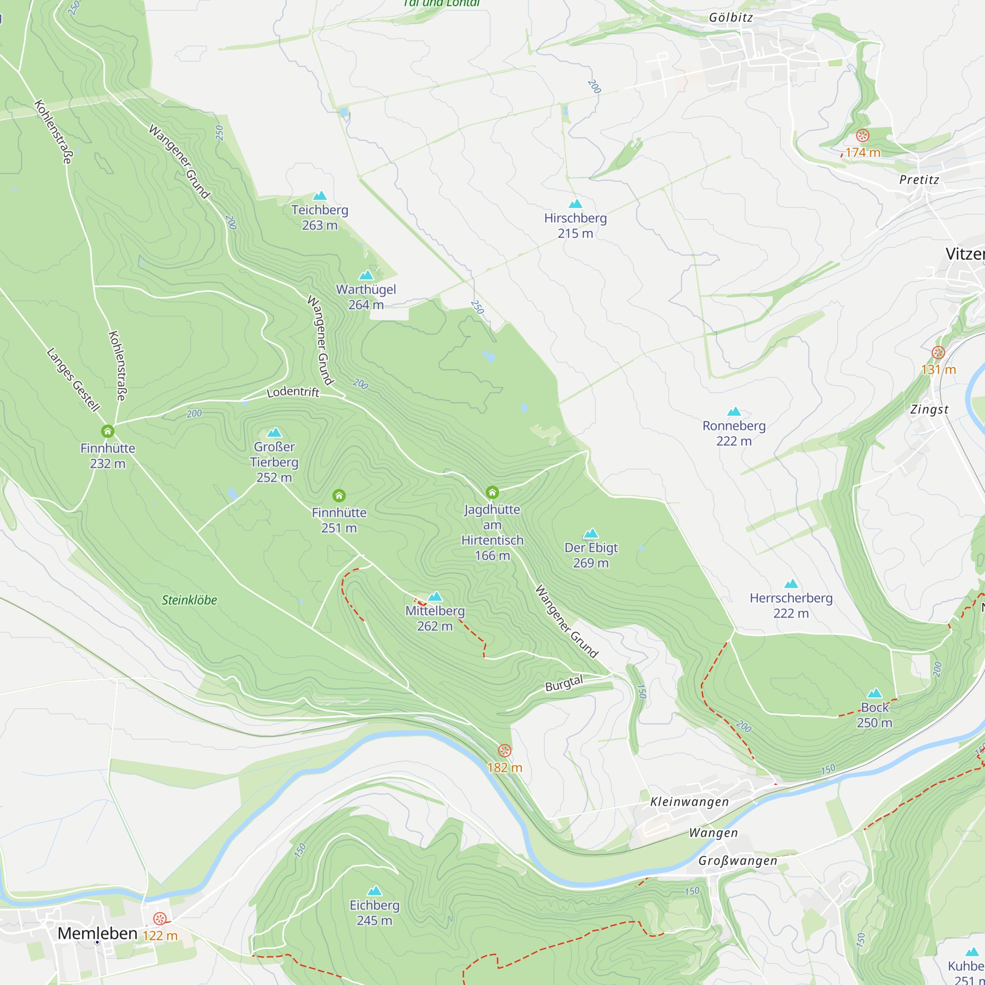 Jagdhütte am Hirtentisch map
