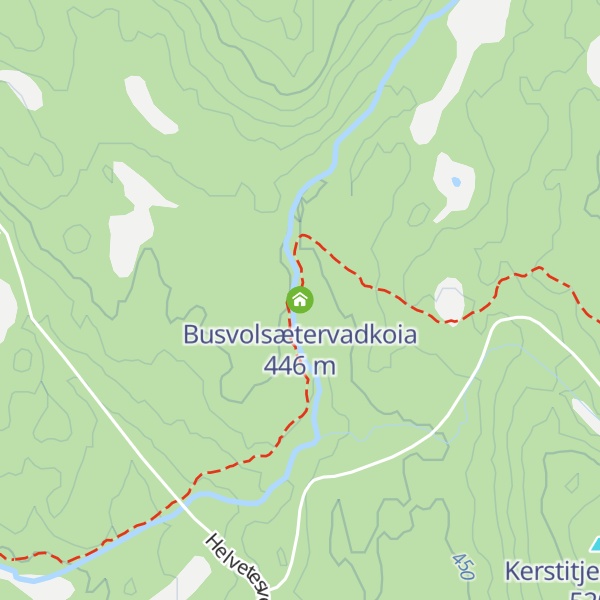 Map of Busvolsætervadkoia