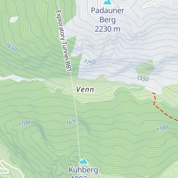 Map of Jausenstation Venn