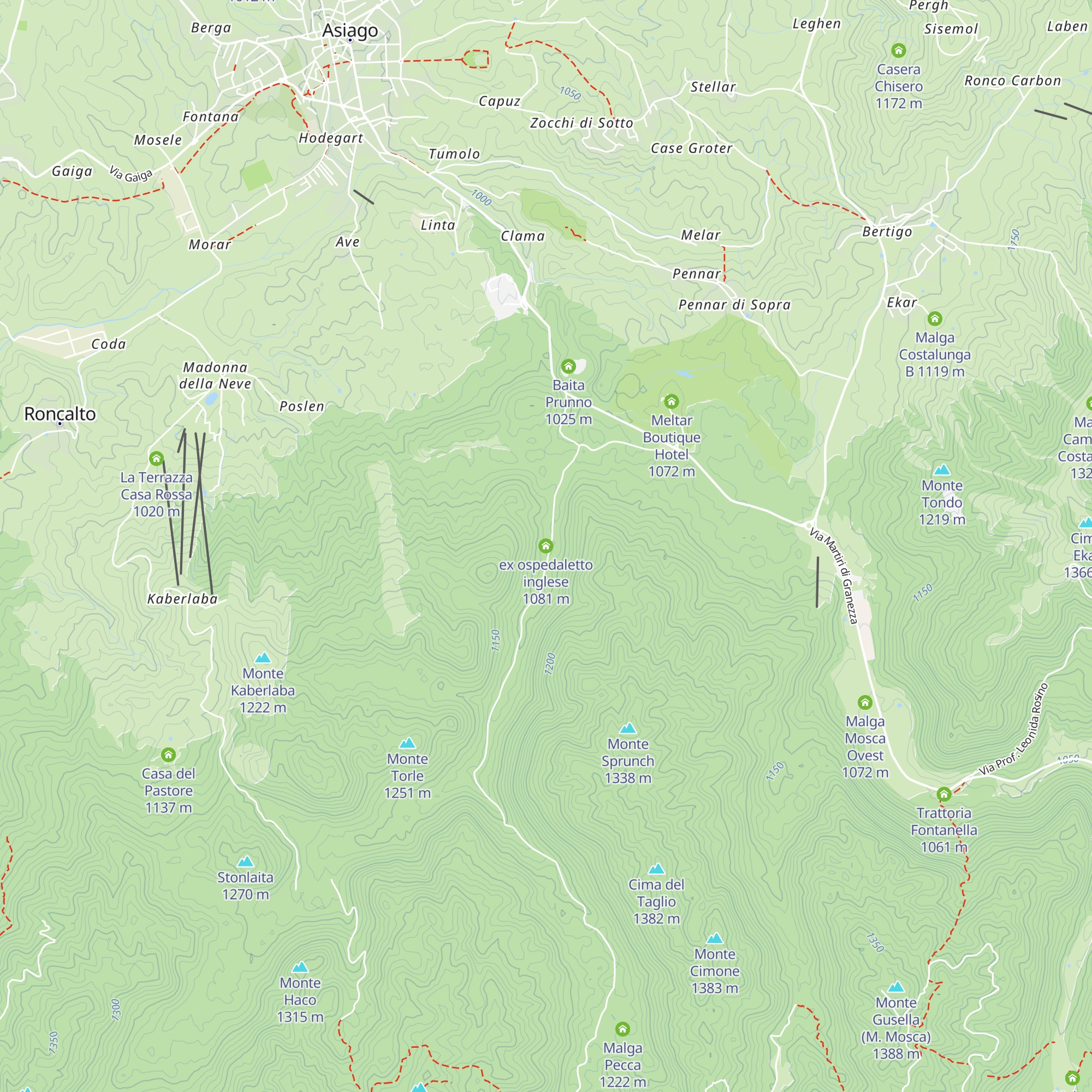 ex ospedaletto inglese map