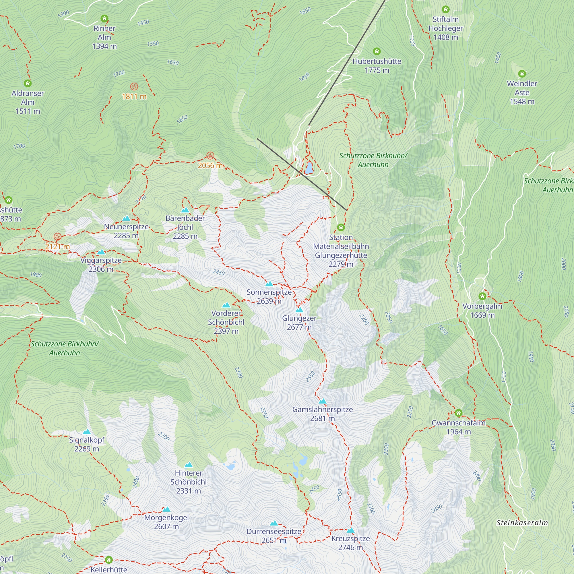 Romans Biwak map