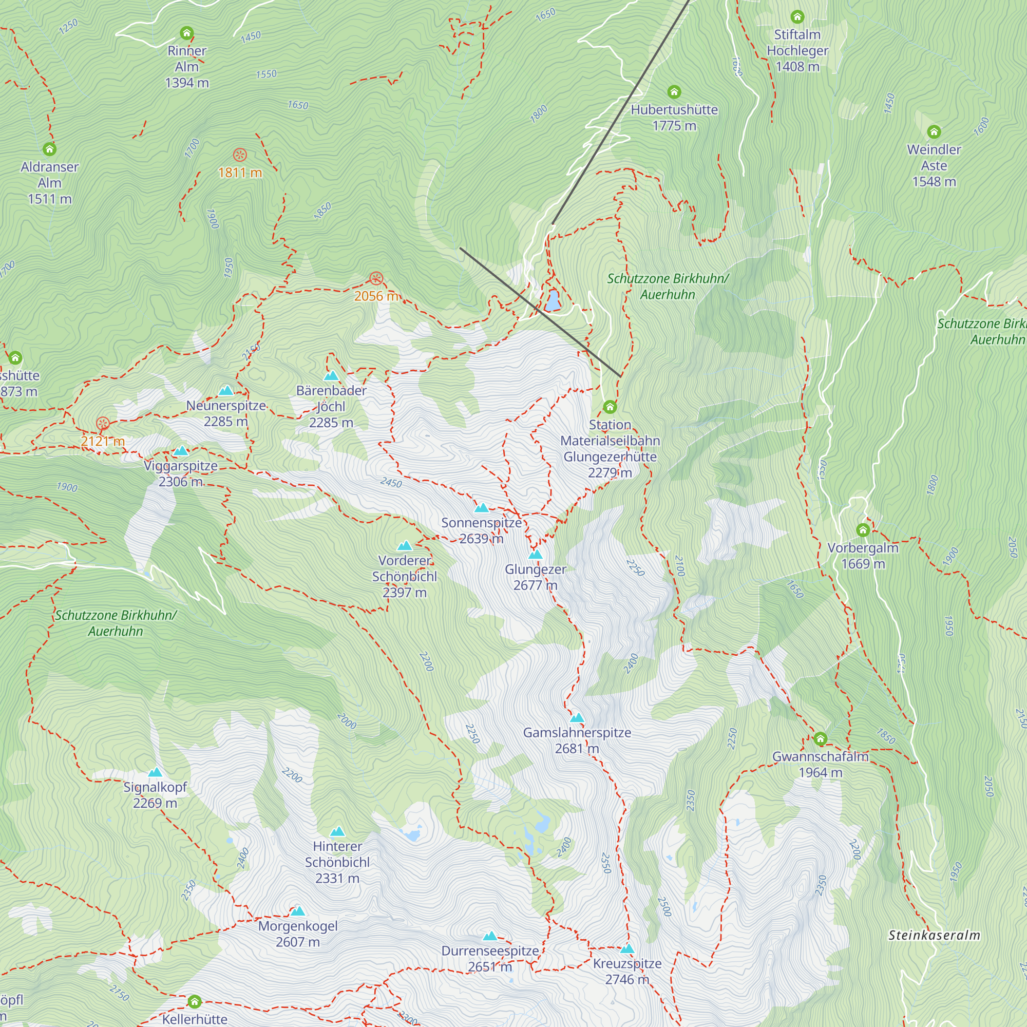 Romans Biwak map