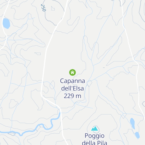 Map of Capanna dell'Elsa
