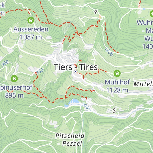 Map of Tourismusbüro Tiers