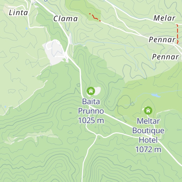 Map of Baita Prunno