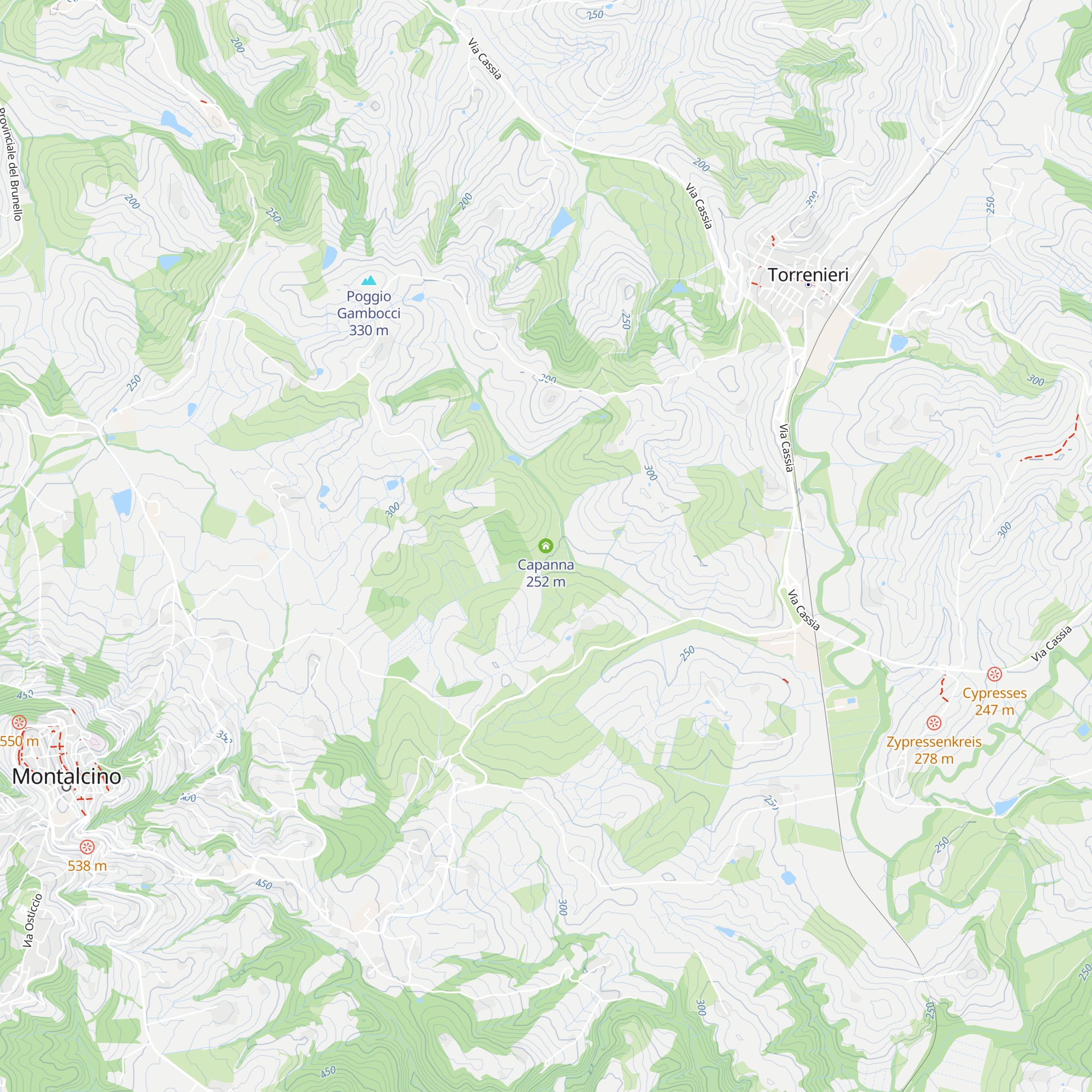 Capanna map