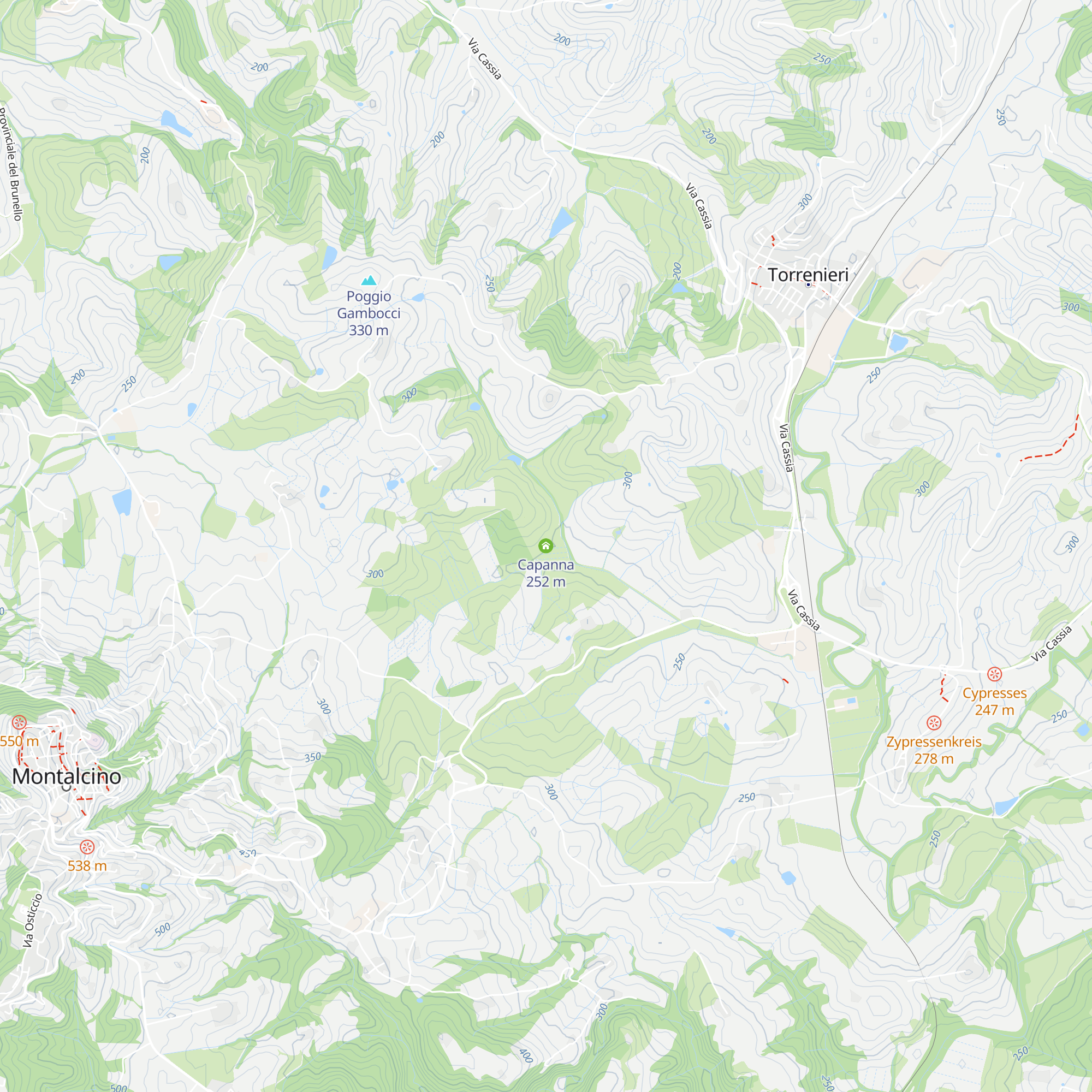 Capanna map