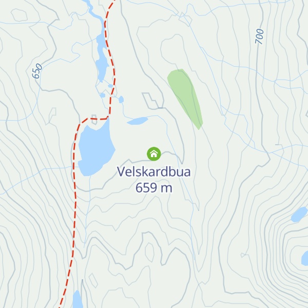 Map of Velskardbua