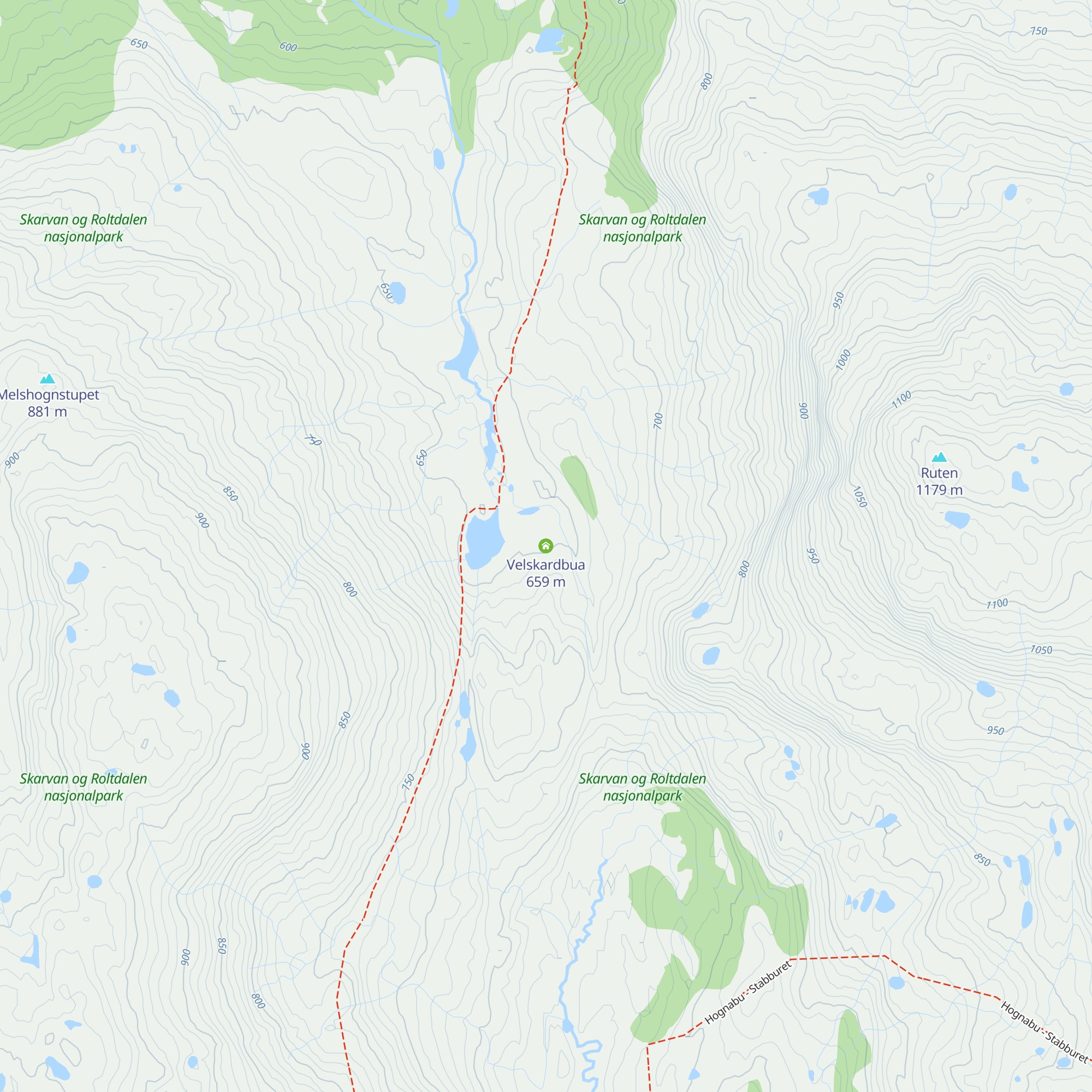 Velskardbua map