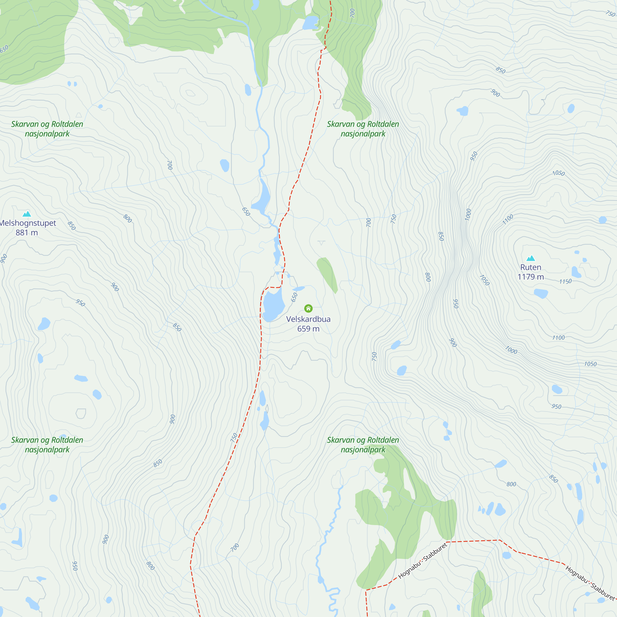 Velskardbua map