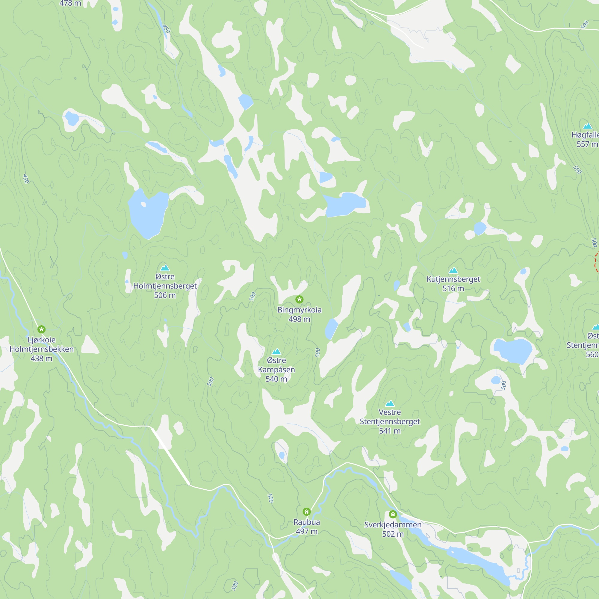 Bingmyrkoia map