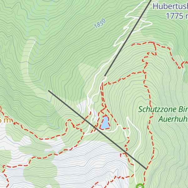 Map of Bergrettungshütte