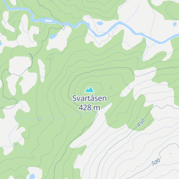 Map of Svartåsen