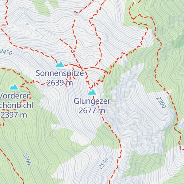 Map of Glungezer