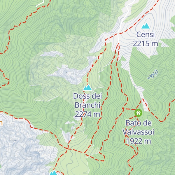 Map of Doss dei Branchi