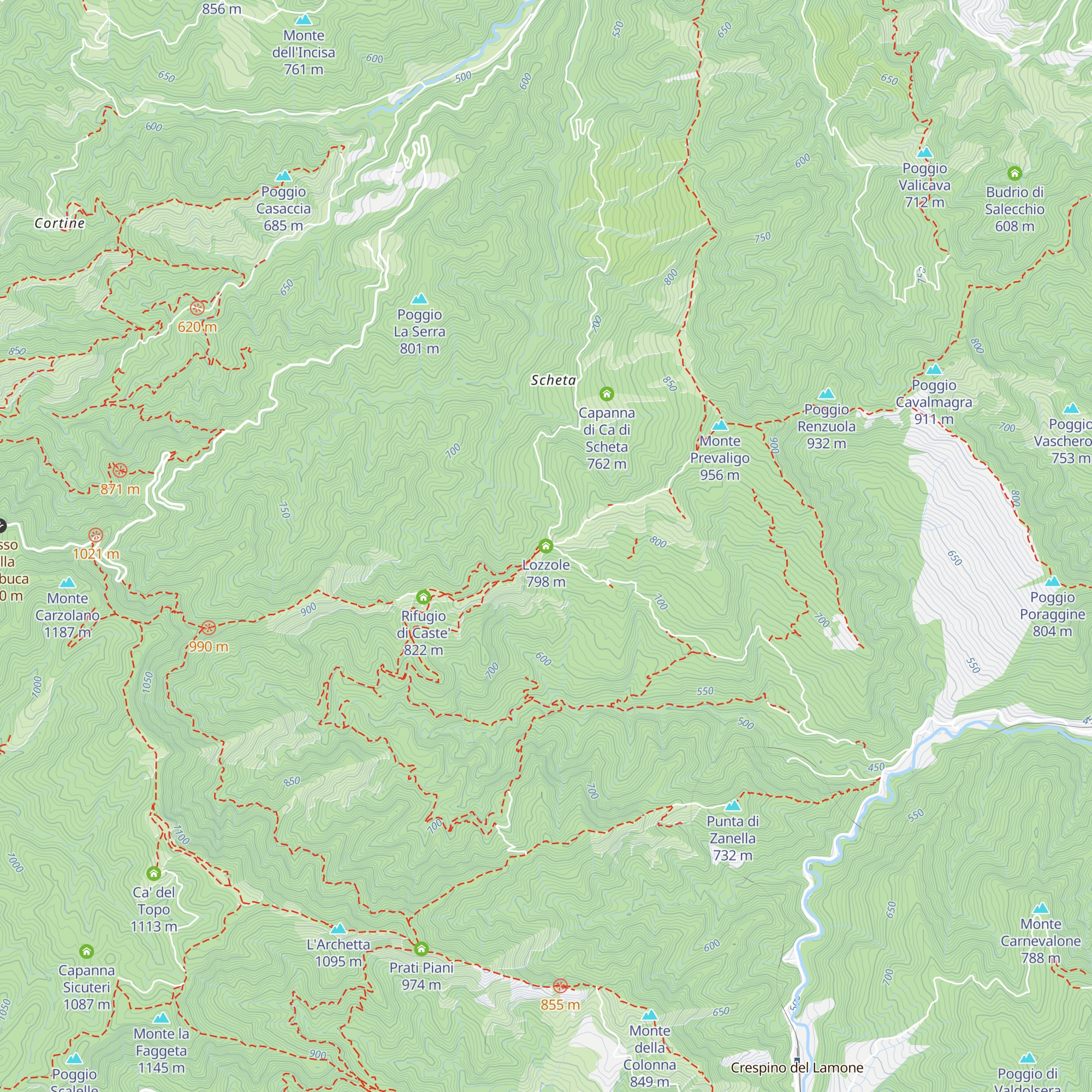 Lozzole map