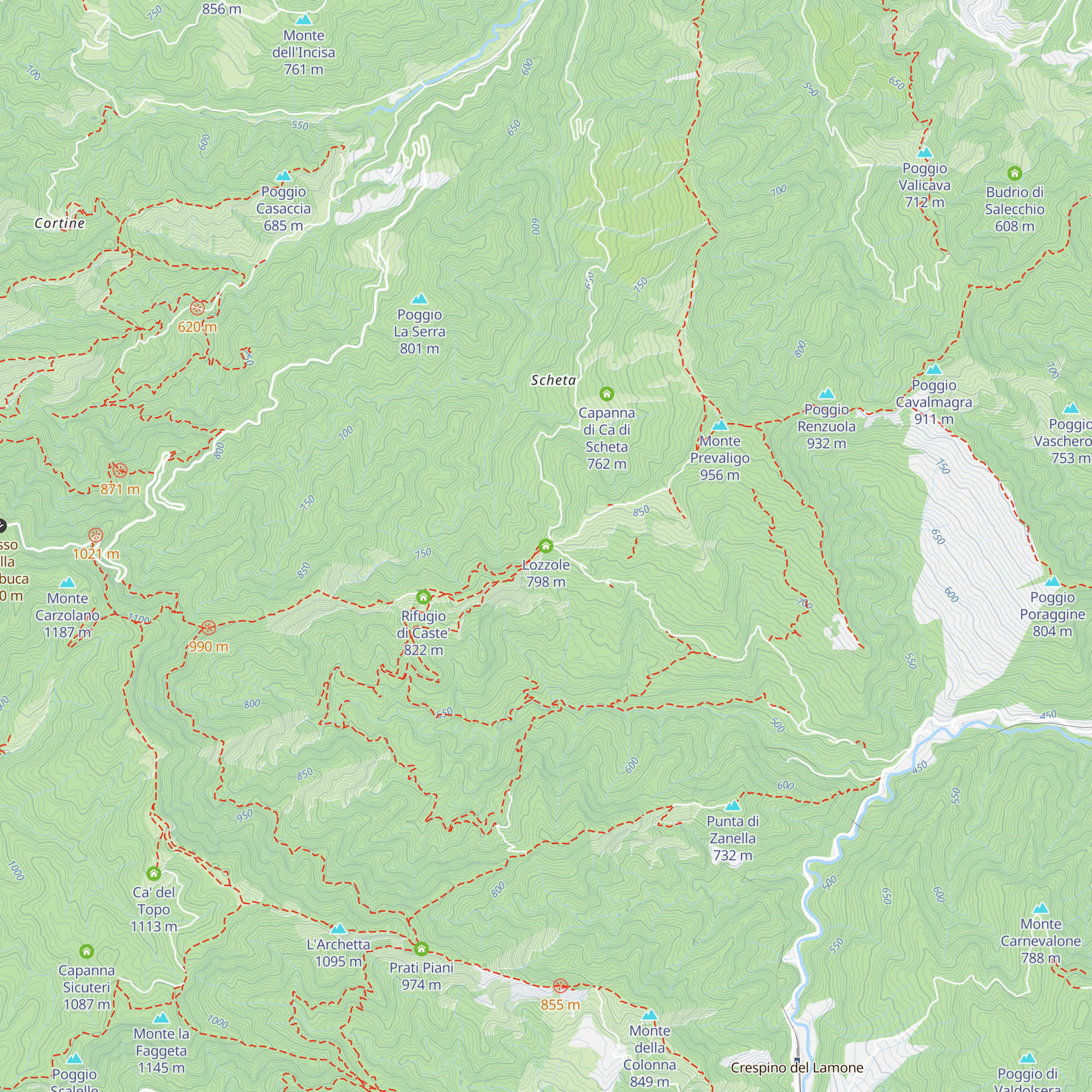Lozzole map