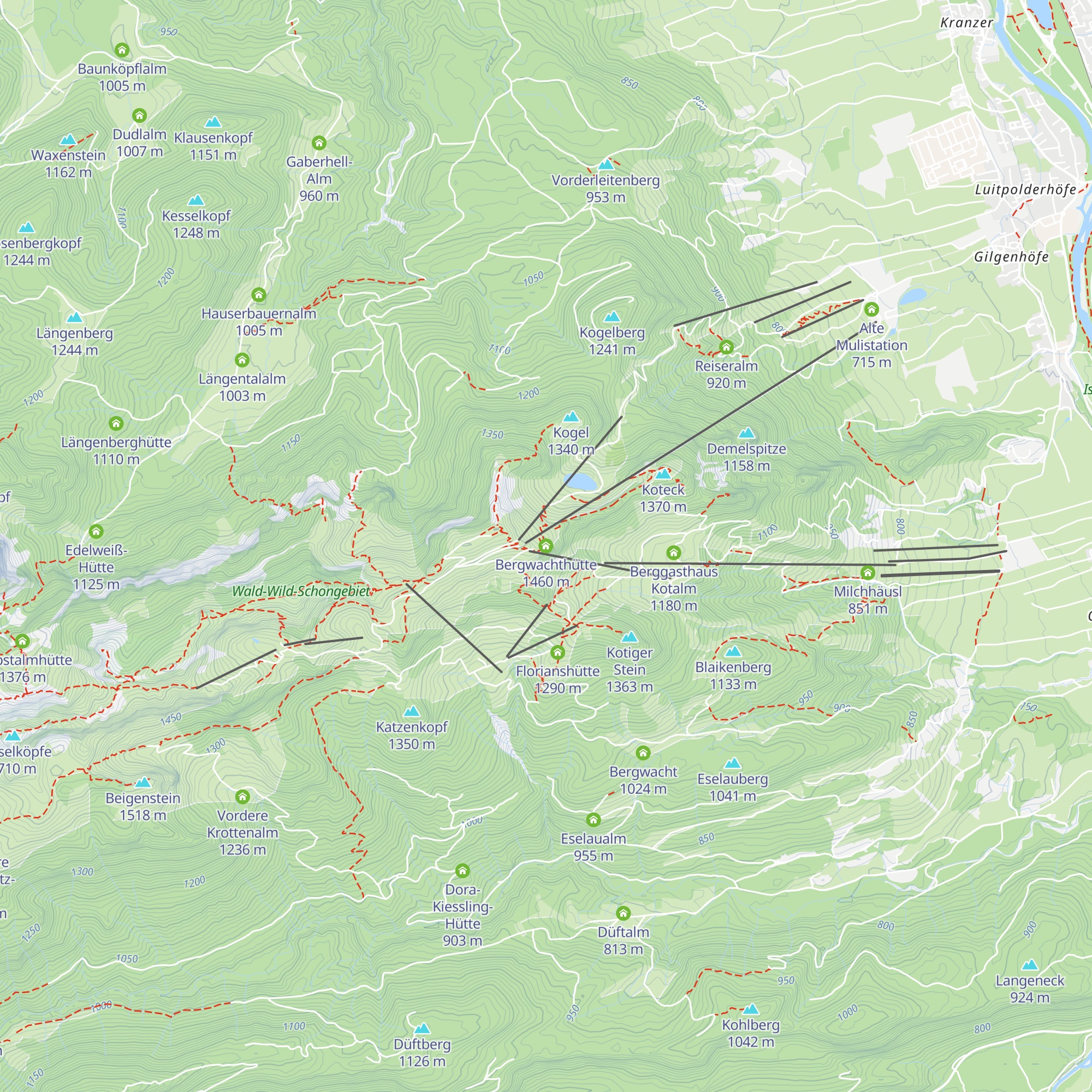 Bergwachthütte map