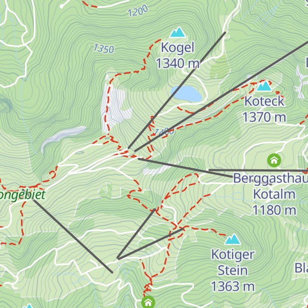 Map of Bergwachthütte