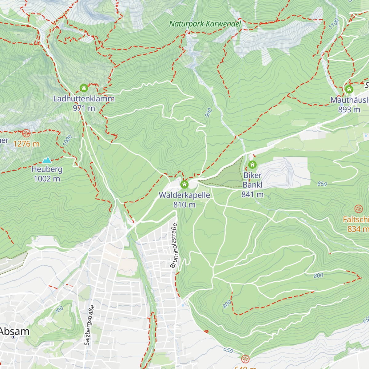 Walderkapelle map