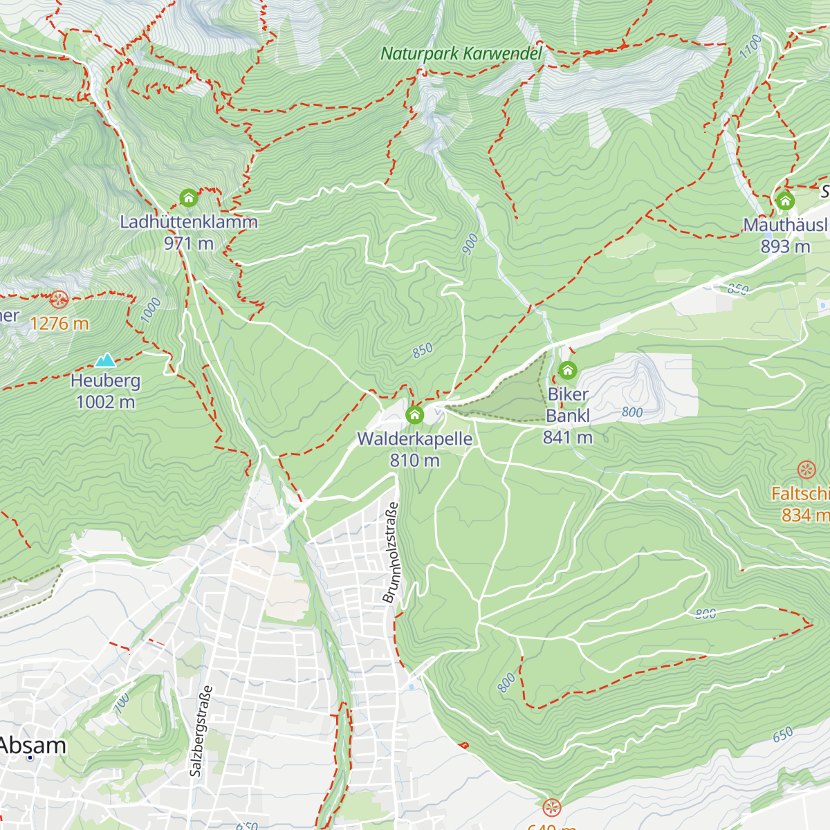 Walderkapelle map