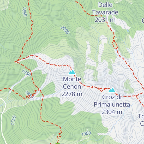 Map of Monte Cenon
