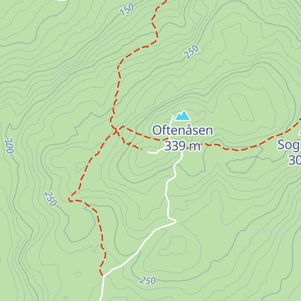 Map of Peilehytta