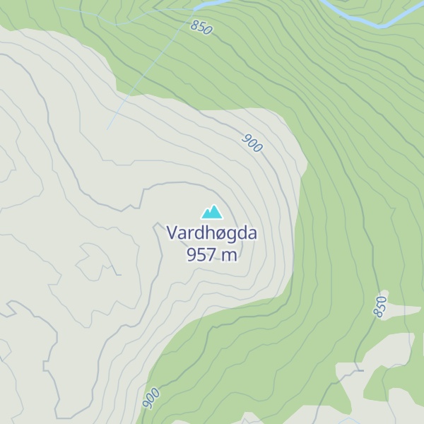 Map of Vardhøgda
