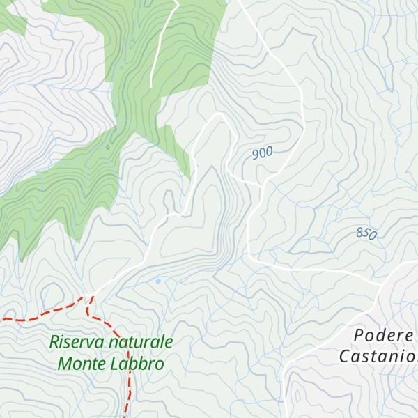 Map of Poggio Galizia