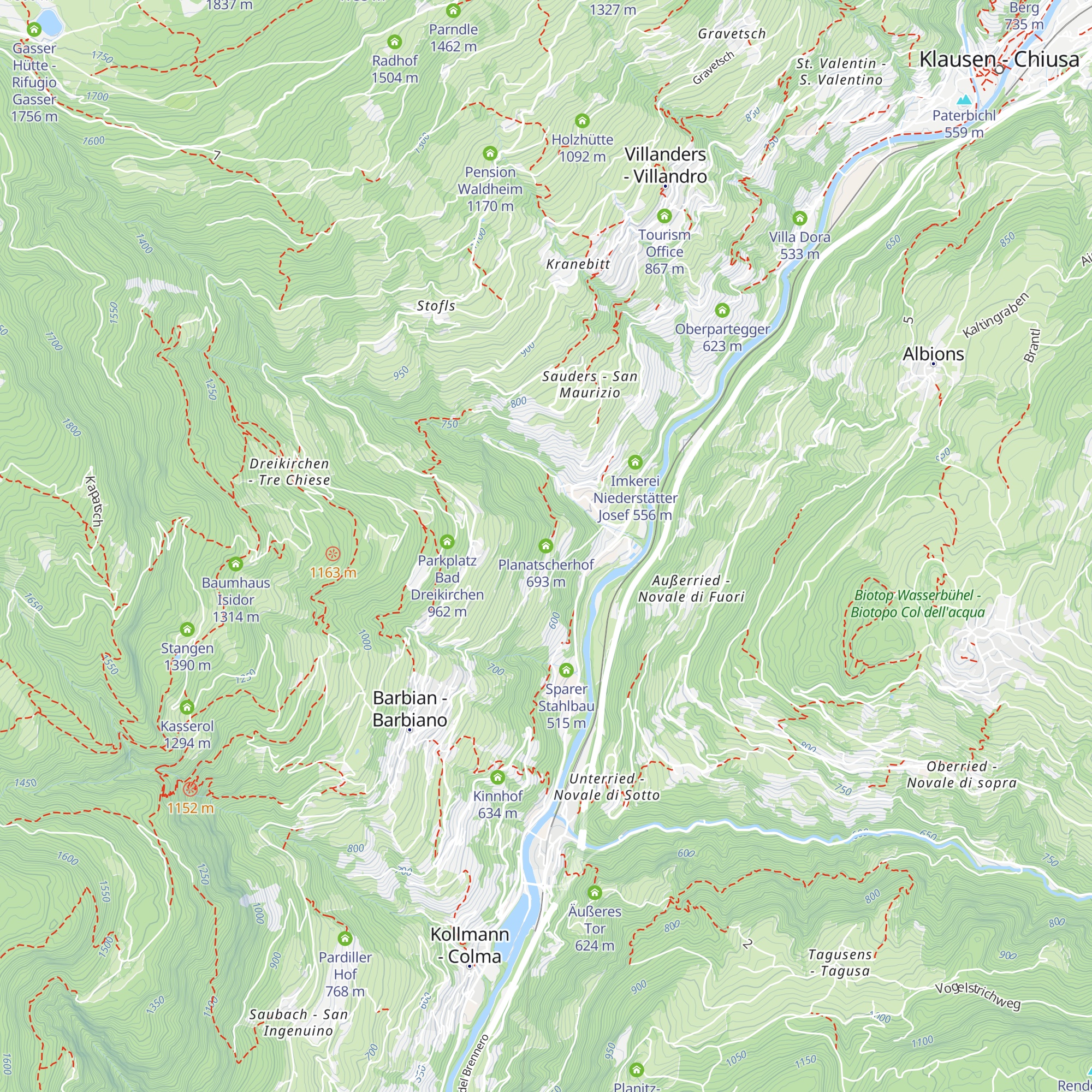 Planatscherhof map