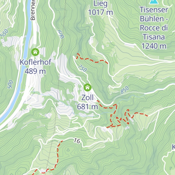 Map of Zoll