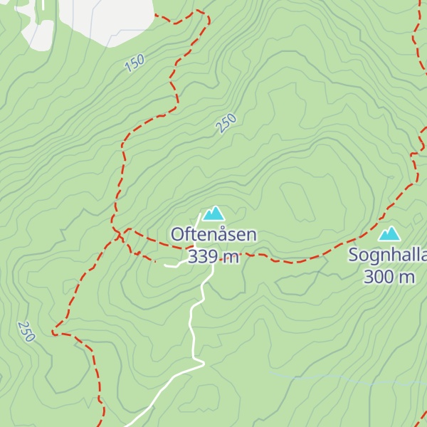 Map of Oftenåsen