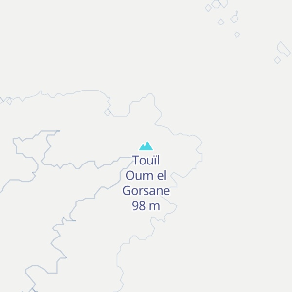 Map of Touïl Oum el Gorsane