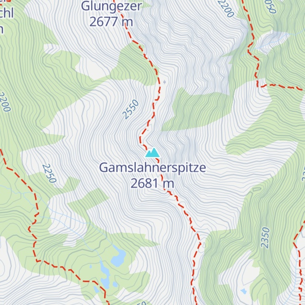 Map of Gamslahnerspitze