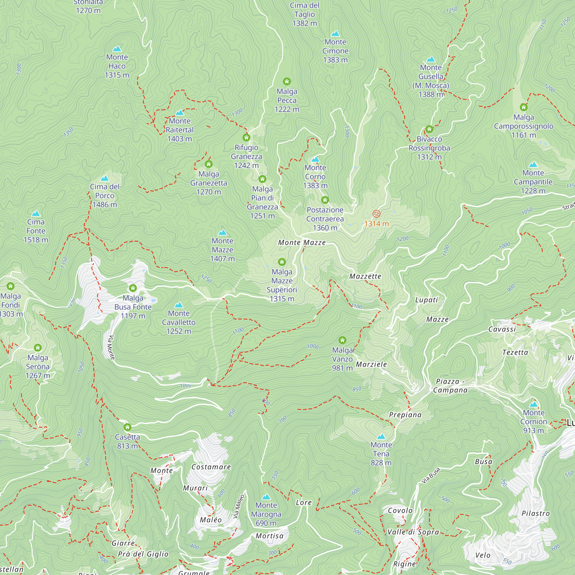 Casello del Guardia map